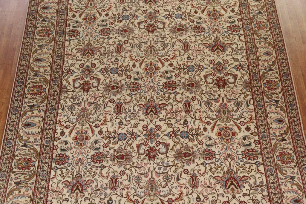 Floral Tabriz Persian Area Rug 10x13