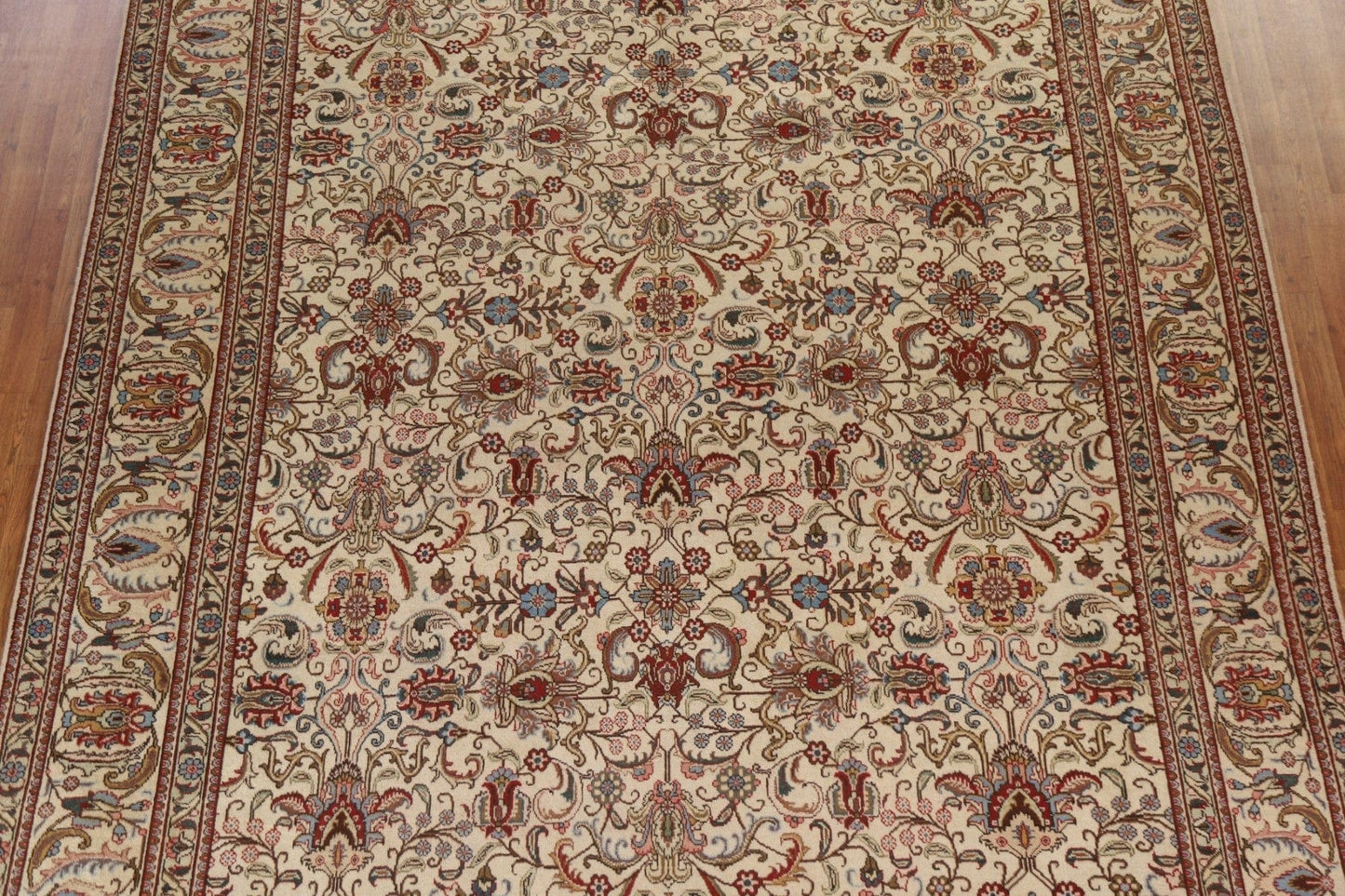 Floral Tabriz Persian Area Rug 10x13