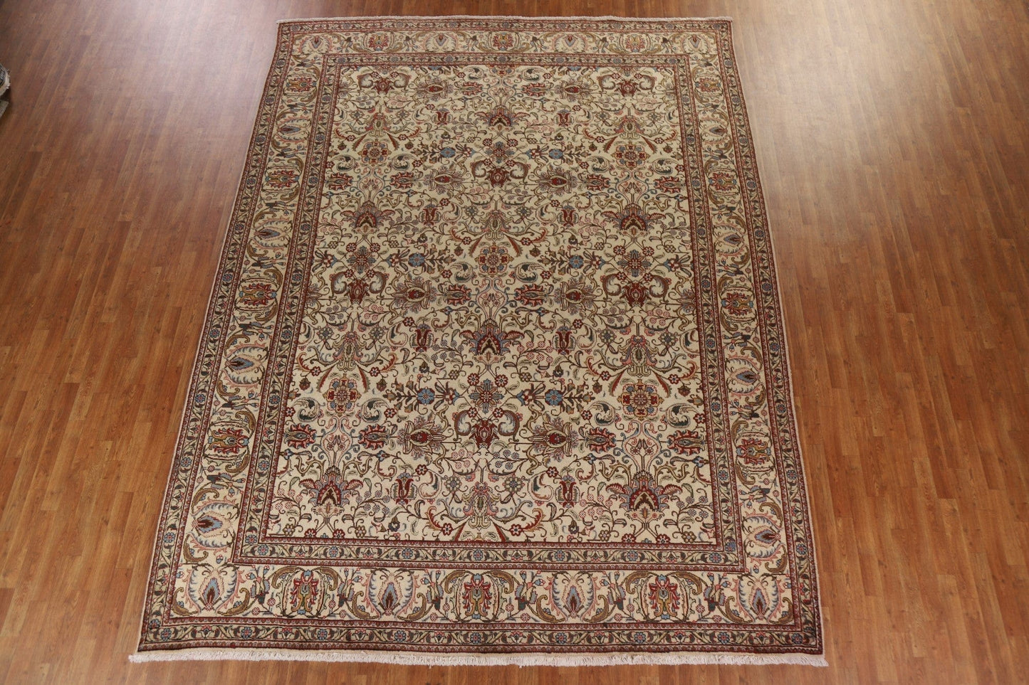 Floral Tabriz Persian Area Rug 10x13