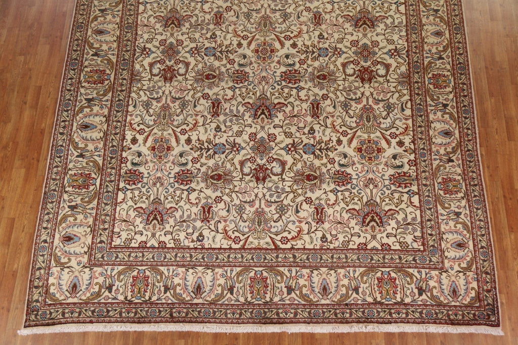 Floral Tabriz Persian Area Rug 10x13