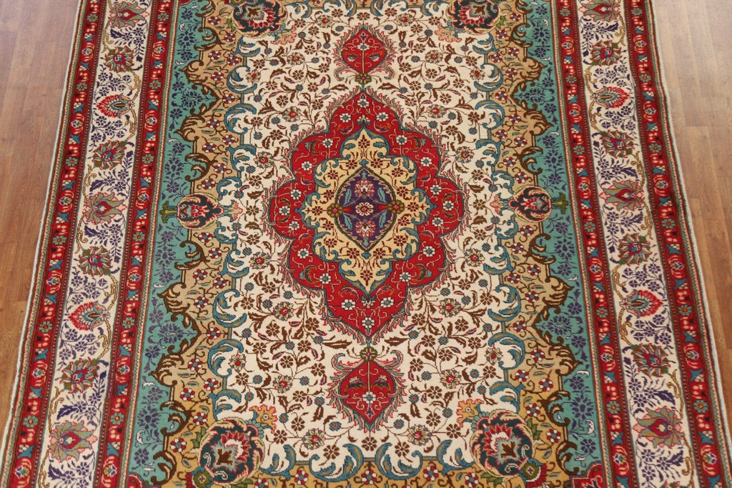 Vintage Tabriz Persian Area Rug 8x11