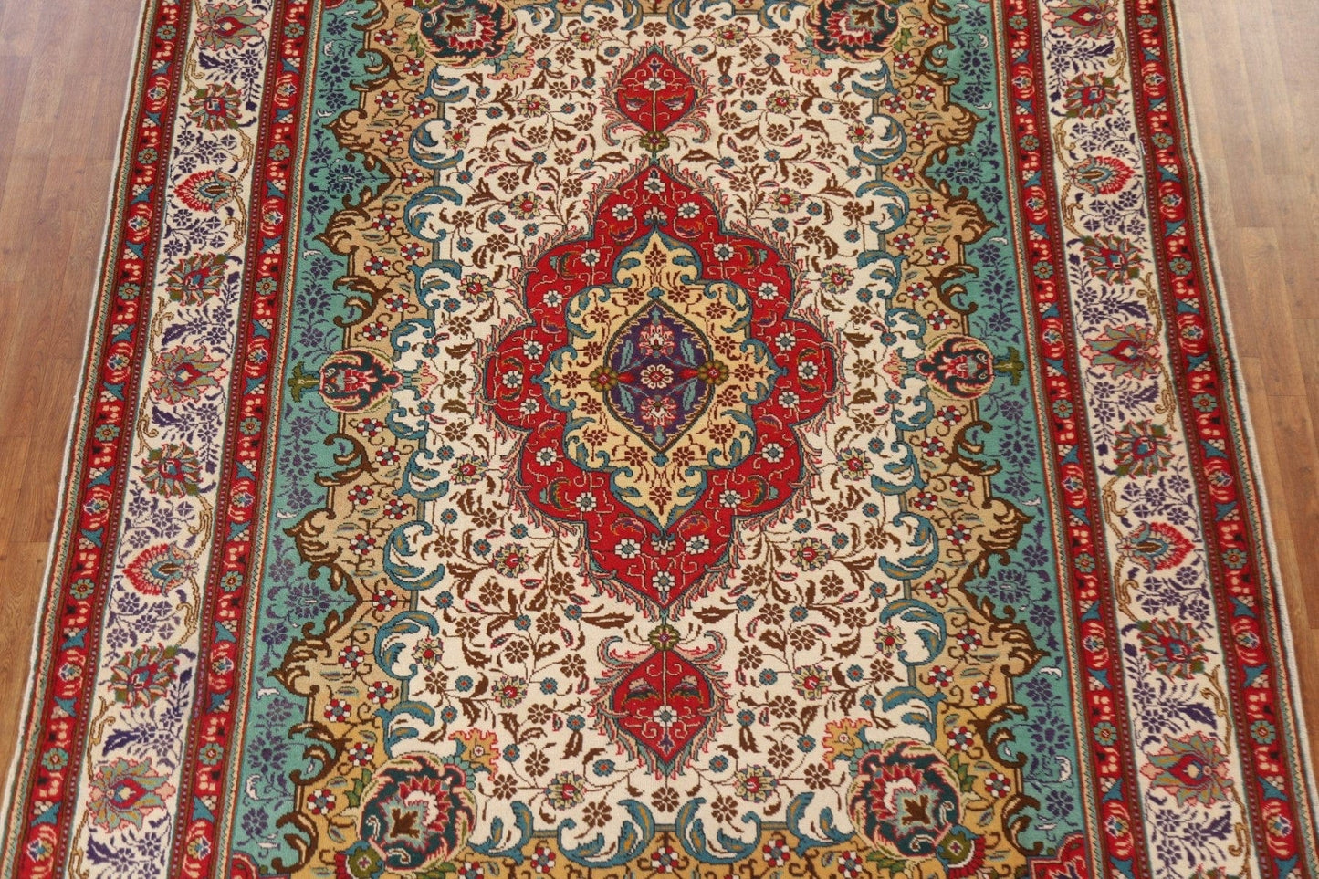 Vintage Tabriz Persian Area Rug 8x11