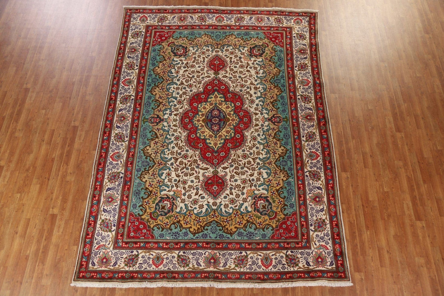 Vintage Tabriz Persian Area Rug 8x11