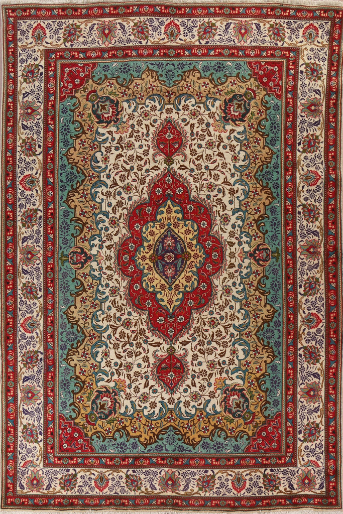 Vintage Tabriz Persian Area Rug 8x11