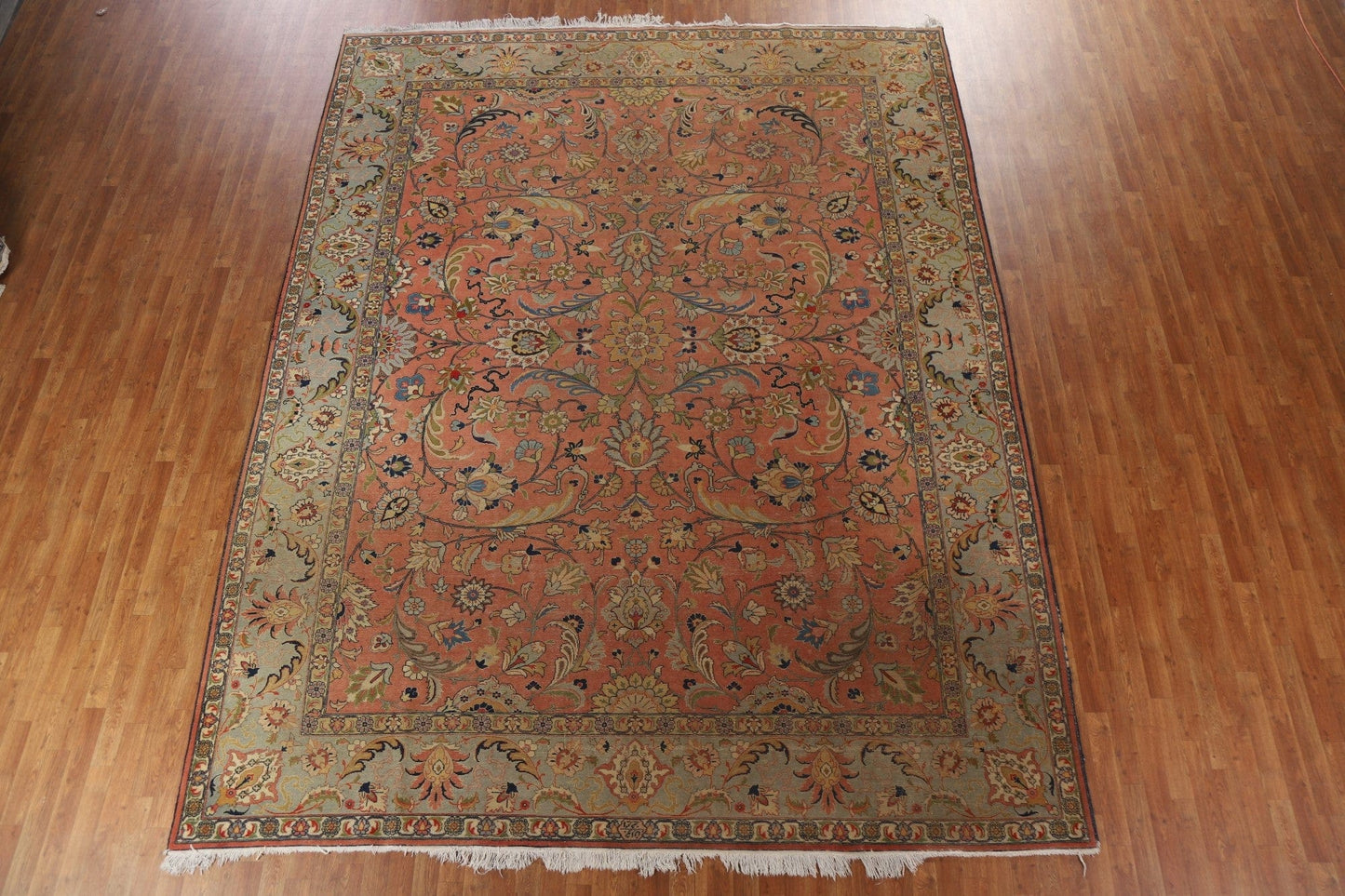 Antique Vegetable Dye Tabriz Persian Area Rug 10x13