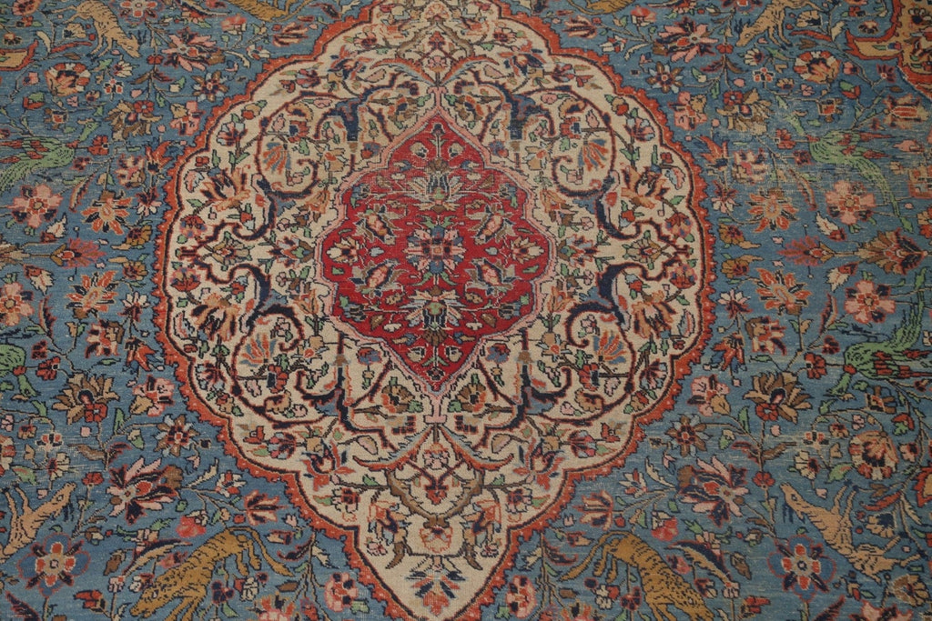 Antique Vegetable Dye Tabriz Persian Area Rug 10x13