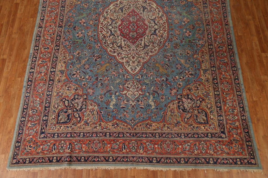 Antique Vegetable Dye Tabriz Persian Area Rug 10x13