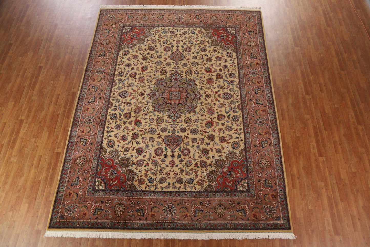 Vegetable Dye Tabriz Persian Area Rug 10x13