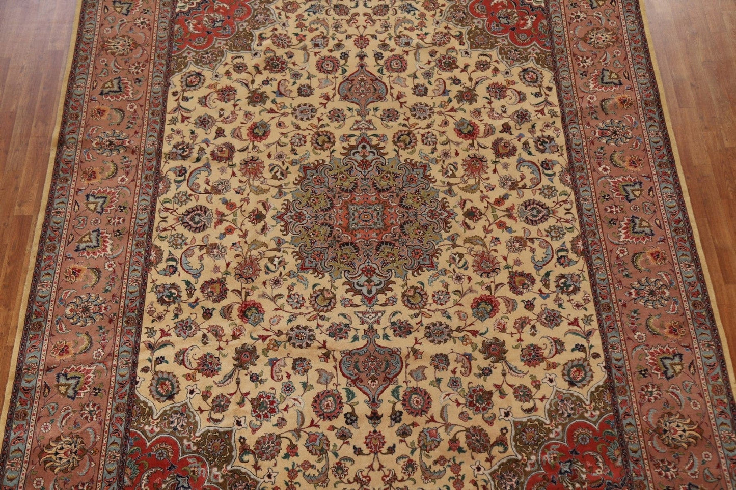 Vegetable Dye Tabriz Persian Area Rug 10x13