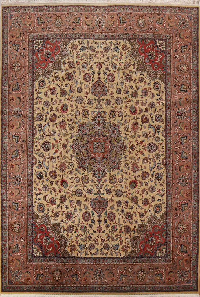 Vegetable Dye Tabriz Persian Area Rug 10x13