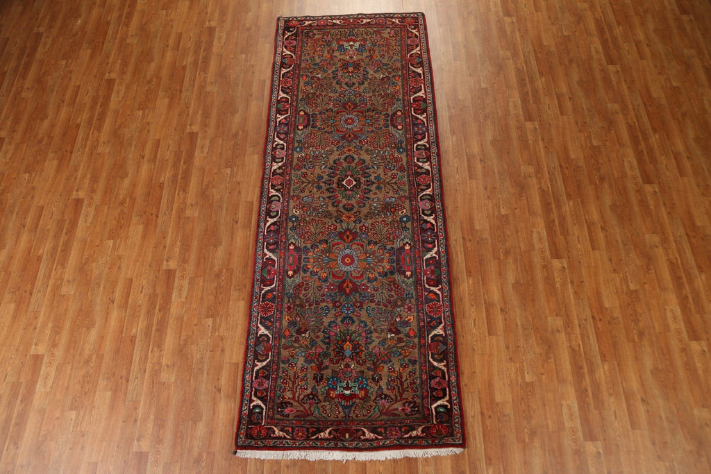 Vegetable Dye Lilian Persian Runner Rug 4x10