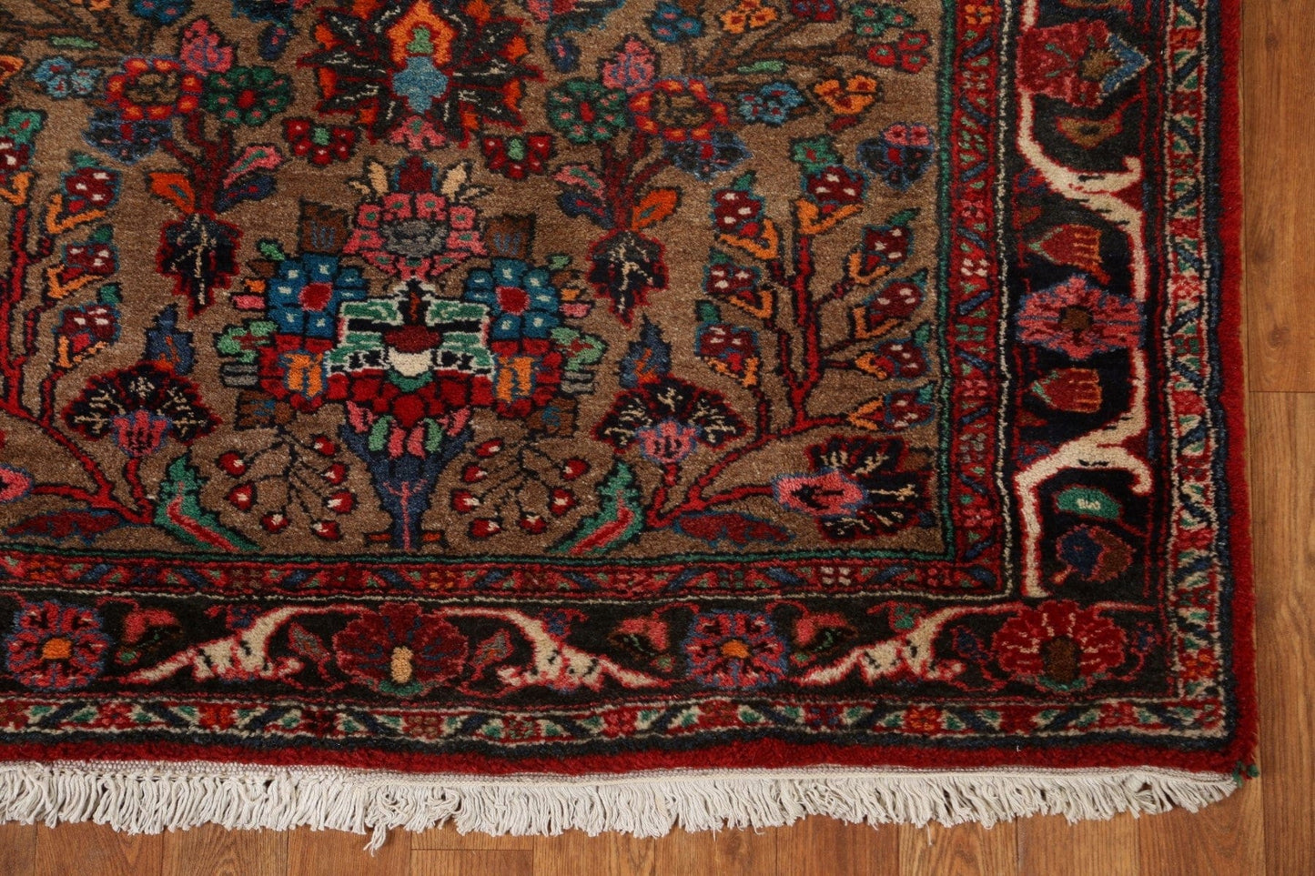 Vegetable Dye Lilian Persian Runner Rug 4x10