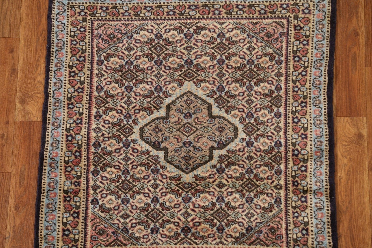 Geometric Turkoman Persian Square Rug 3x3