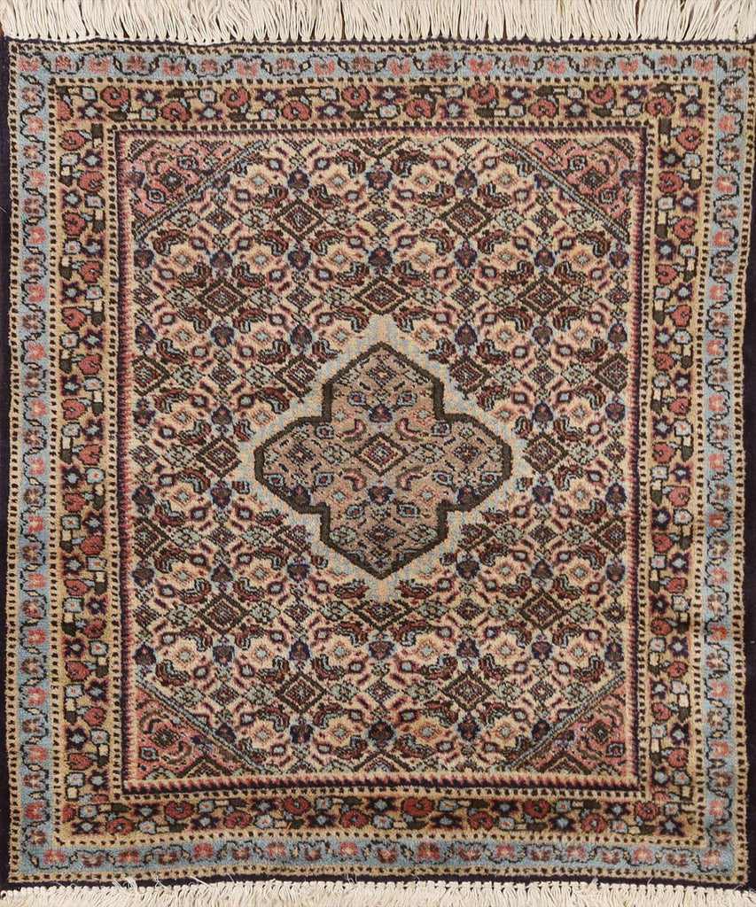 Geometric Turkoman Persian Square Rug 3x3