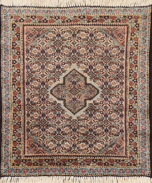 Square Turkoman Persian Rug 3x3