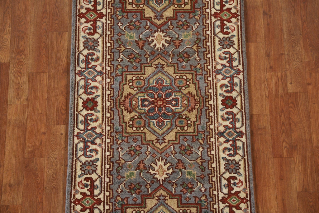 Wool Heriz Serapi Runner Rug 3x8