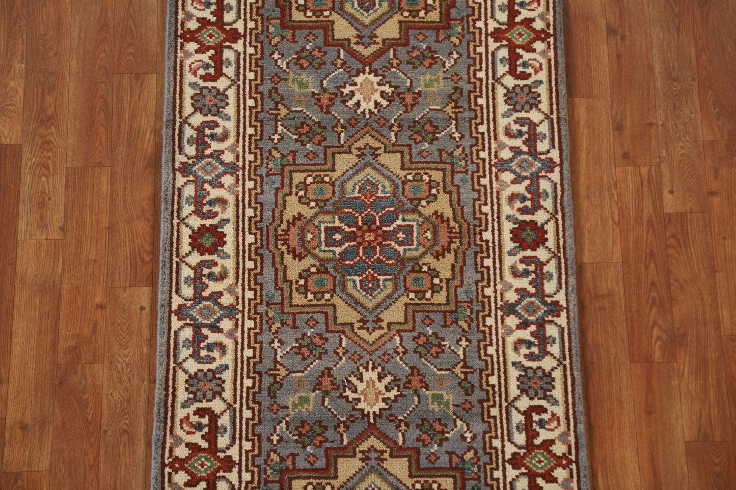 Wool Heriz Serapi Runner Rug 3x8