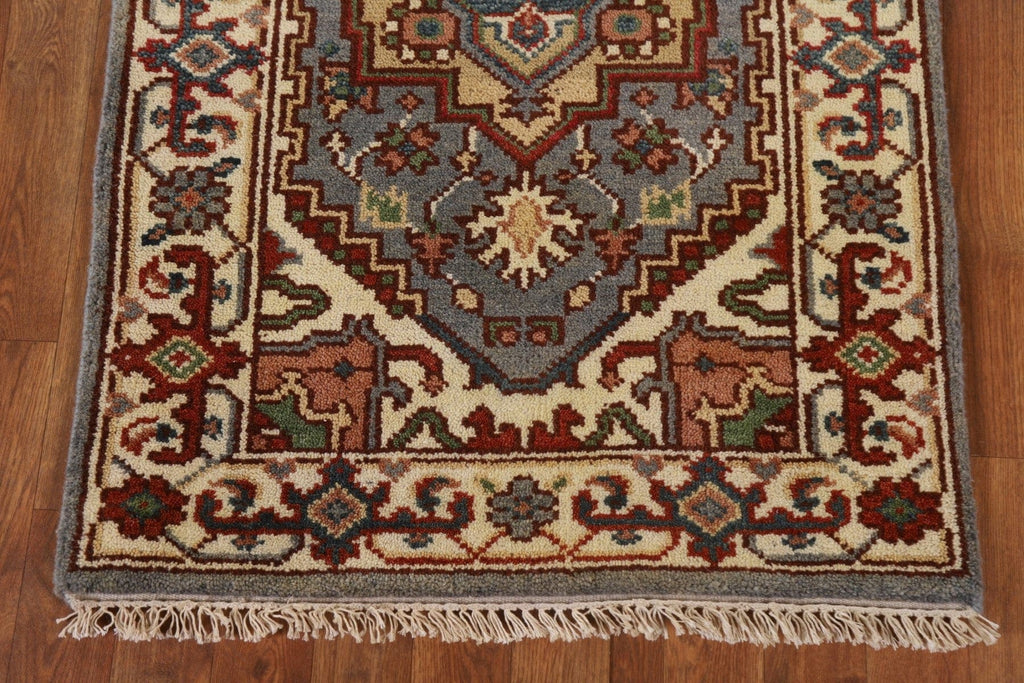 Wool Heriz Serapi Runner Rug 3x8