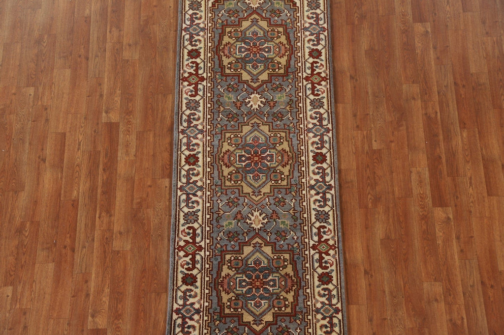 Wool Heriz Serapi Runner Rug 3x8