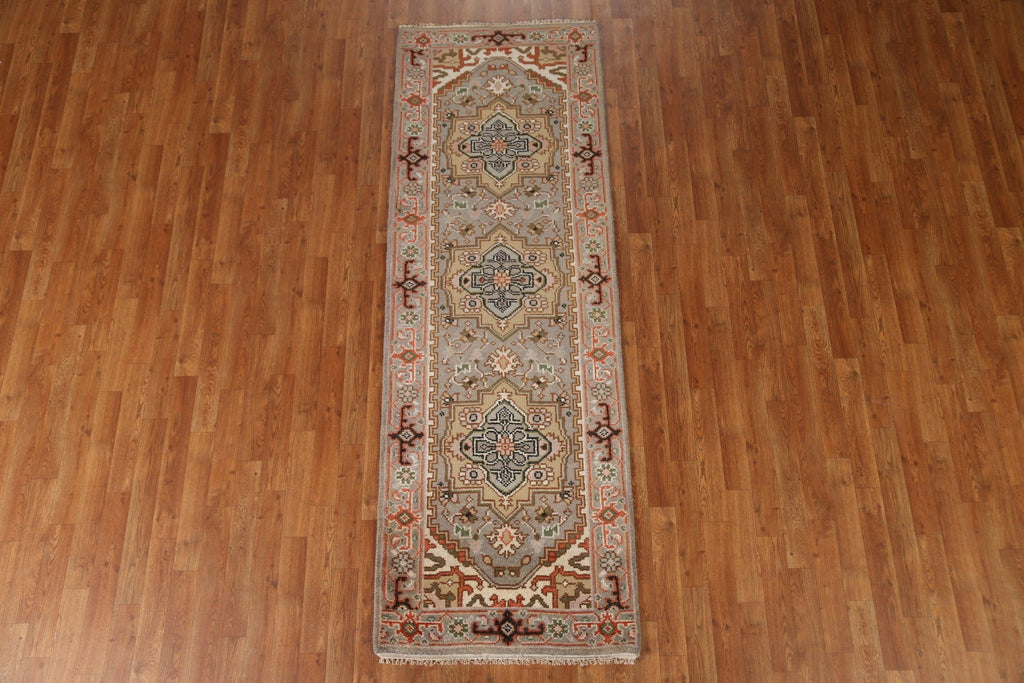 Heriz Serapi Oriental Wool Rug 3x8