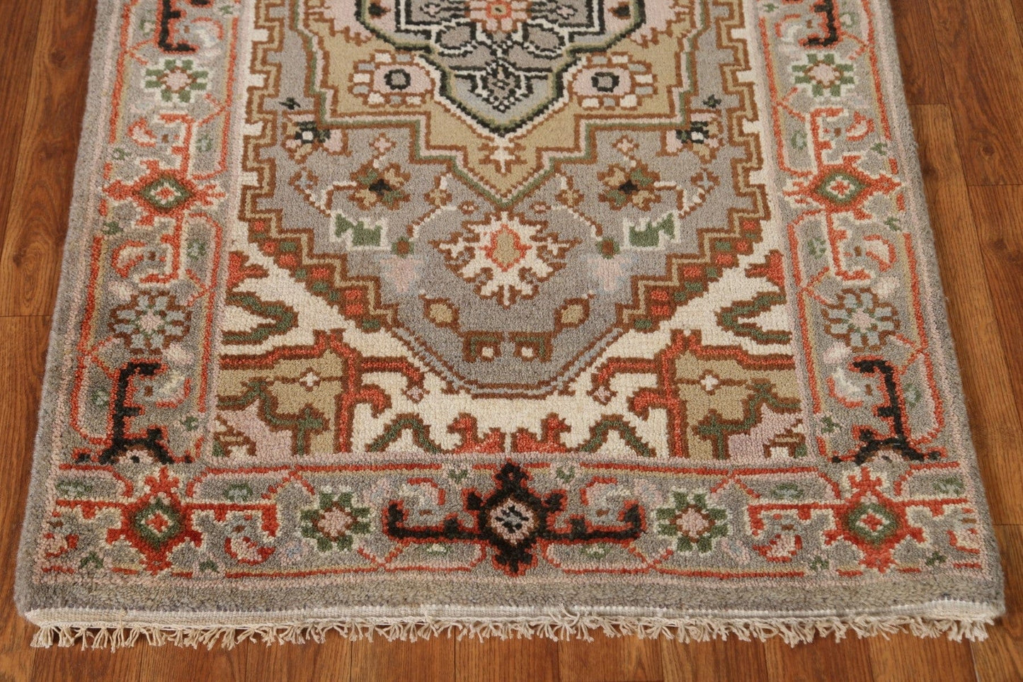 Heriz Serapi Oriental Wool Rug 3x8