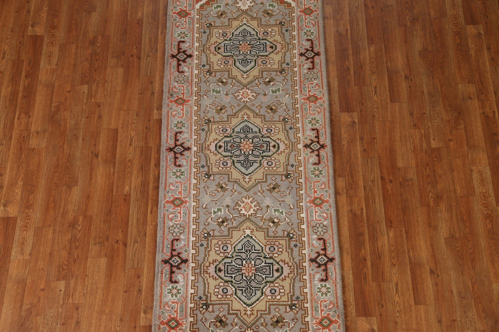 Heriz Serapi Oriental Wool Rug 3x8