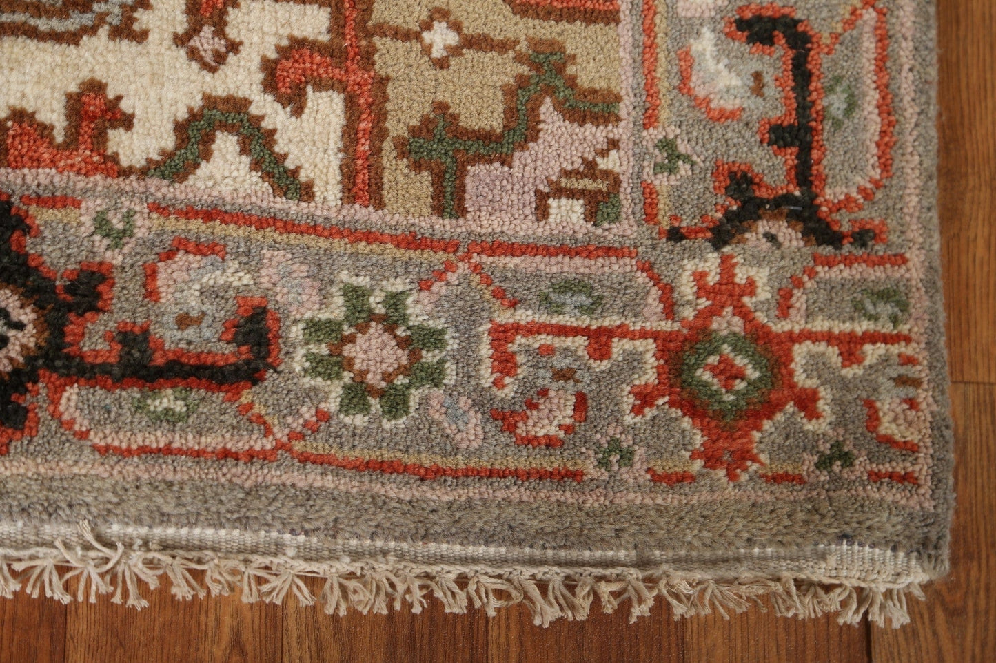 Heriz Serapi Oriental Wool Rug 3x8