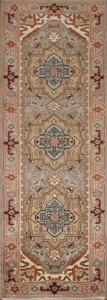 Heriz Serapi Oriental Wool Rug 3x8