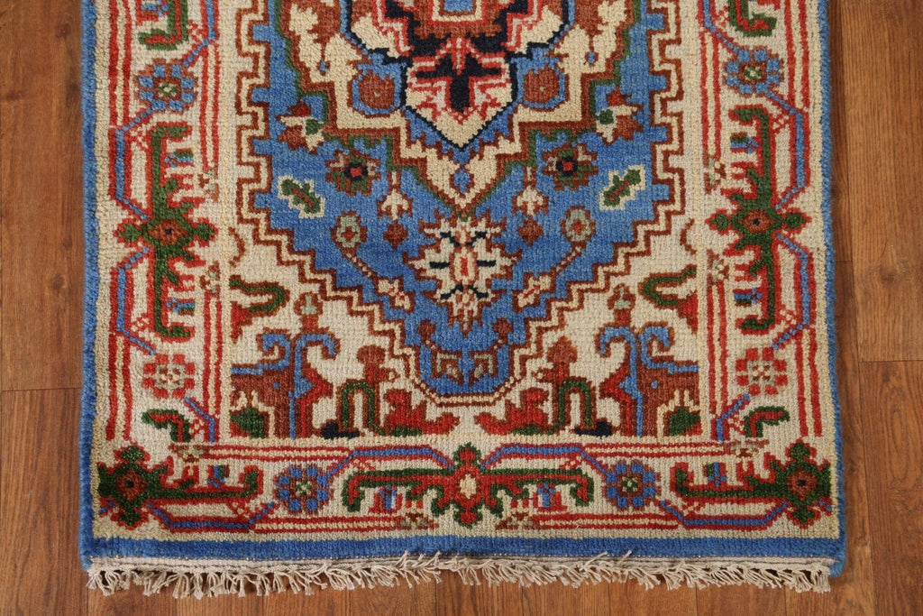 Wool Heriz Serapi Oriental Runner Rug 2x8