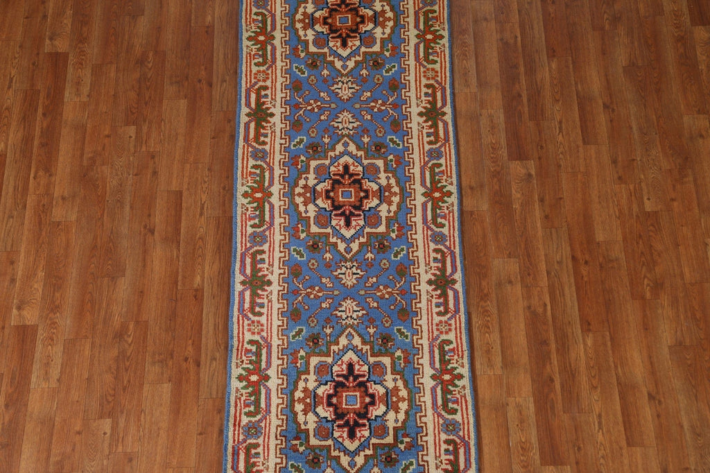 Wool Heriz Serapi Oriental Runner Rug 2x8