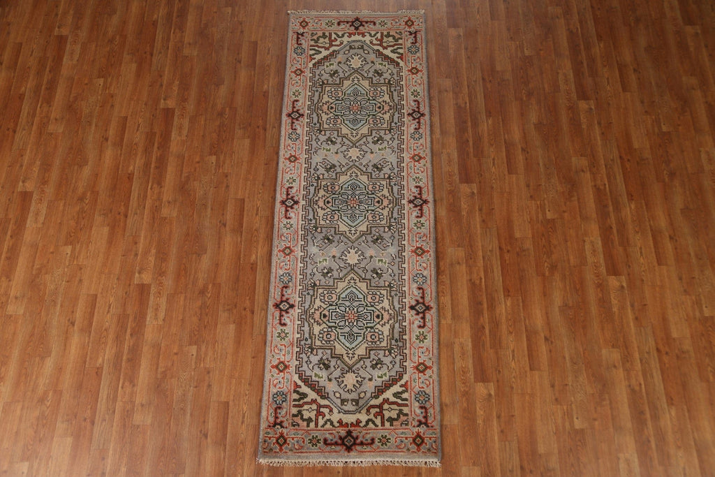 Wool Heriz Serapi Runner Rug 3x8