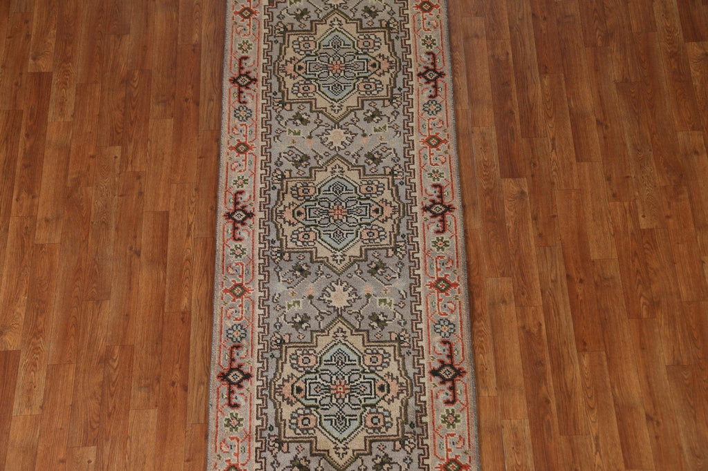 Wool Heriz Serapi Runner Rug 3x8