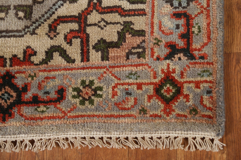 Wool Heriz Serapi Runner Rug 3x8