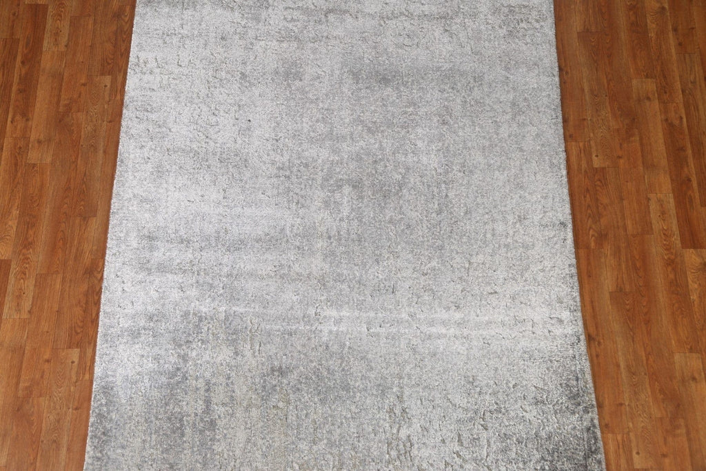 100% Silk Modern Abstract Area Rug 5x8