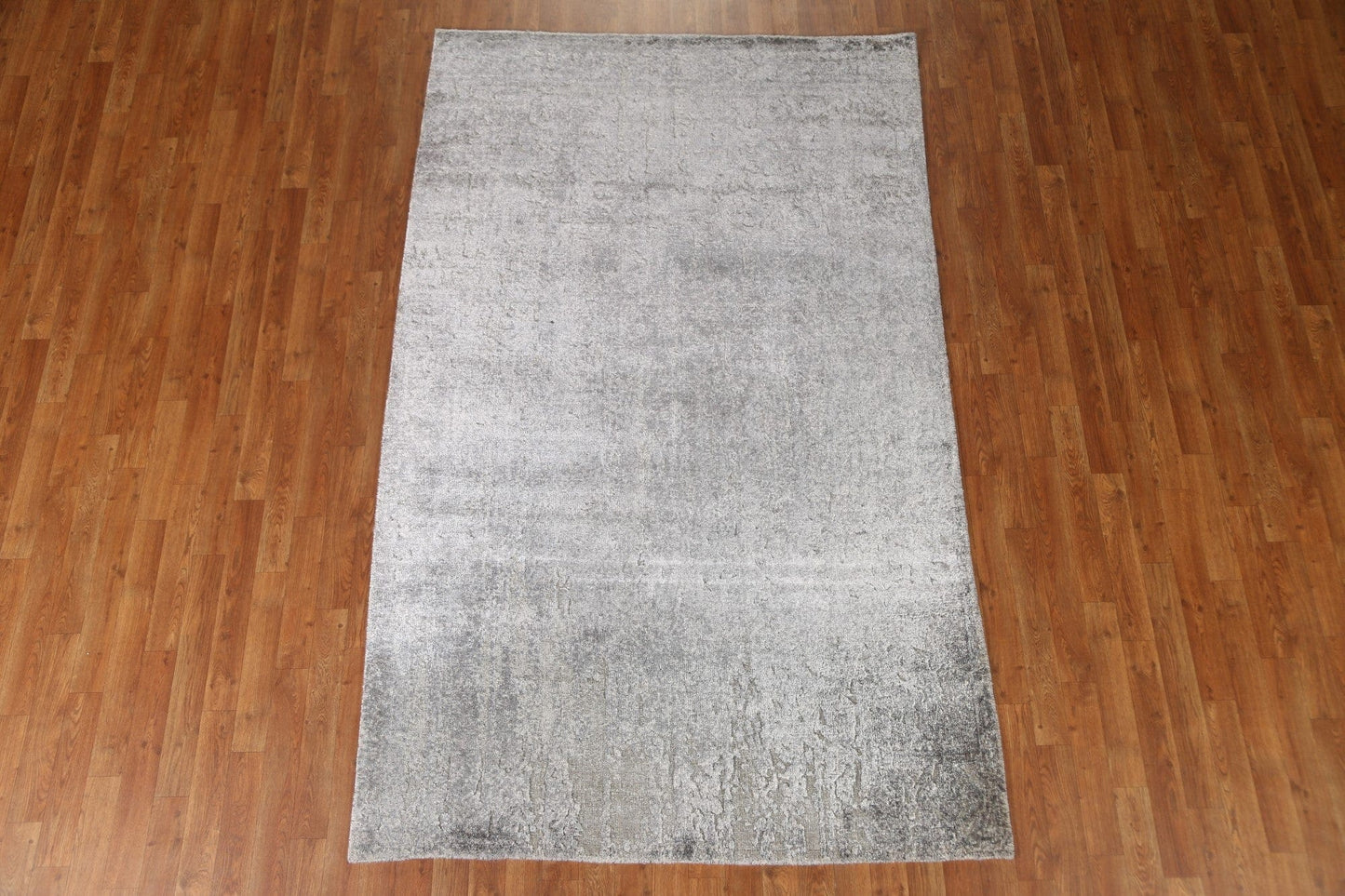 100% Silk Modern Abstract Area Rug 5x8