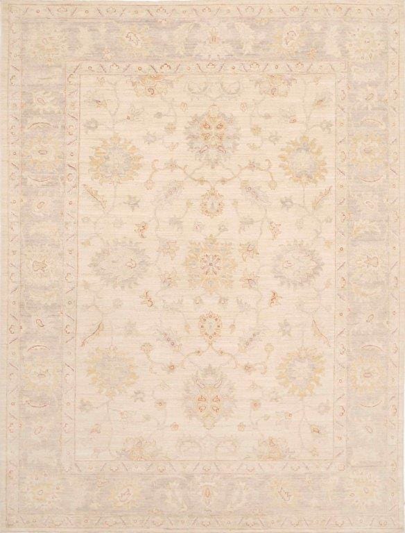 Oushak Collection Hand-Knotted Wool Area Rug- 9' 4" X 12' 3"