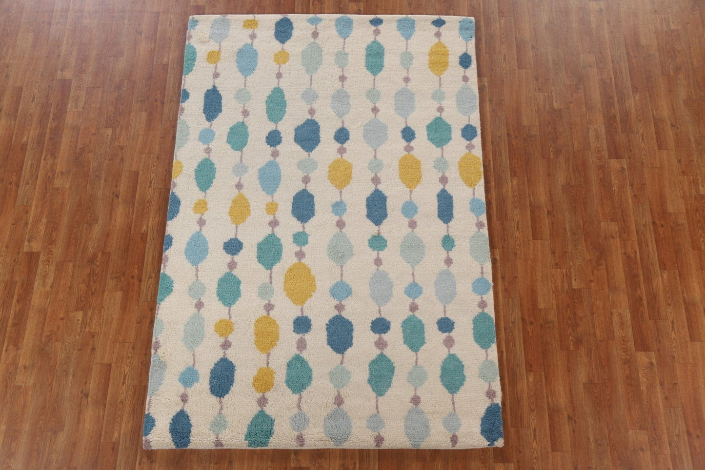 Contemporary Moroccan Area Rug 5x8