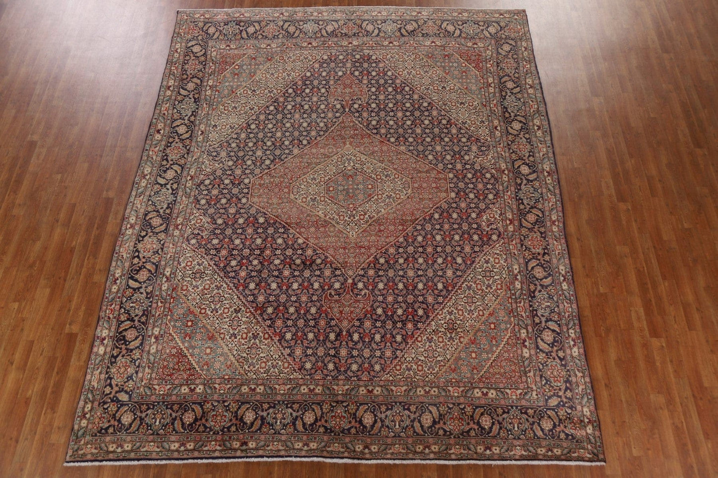 Geometric Tabriz Persian Area Rug 10x12