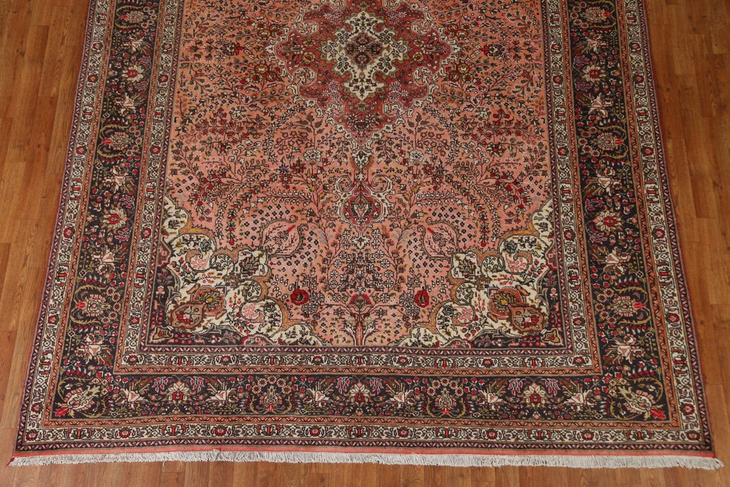 Vintage Floral Tabriz Persian Area Rug 8x11