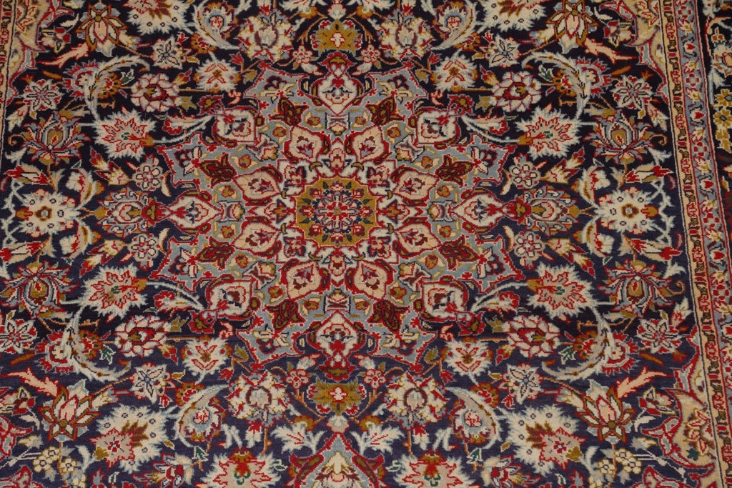 Vintage Floral Isfahan Persian Area Rug 7x11