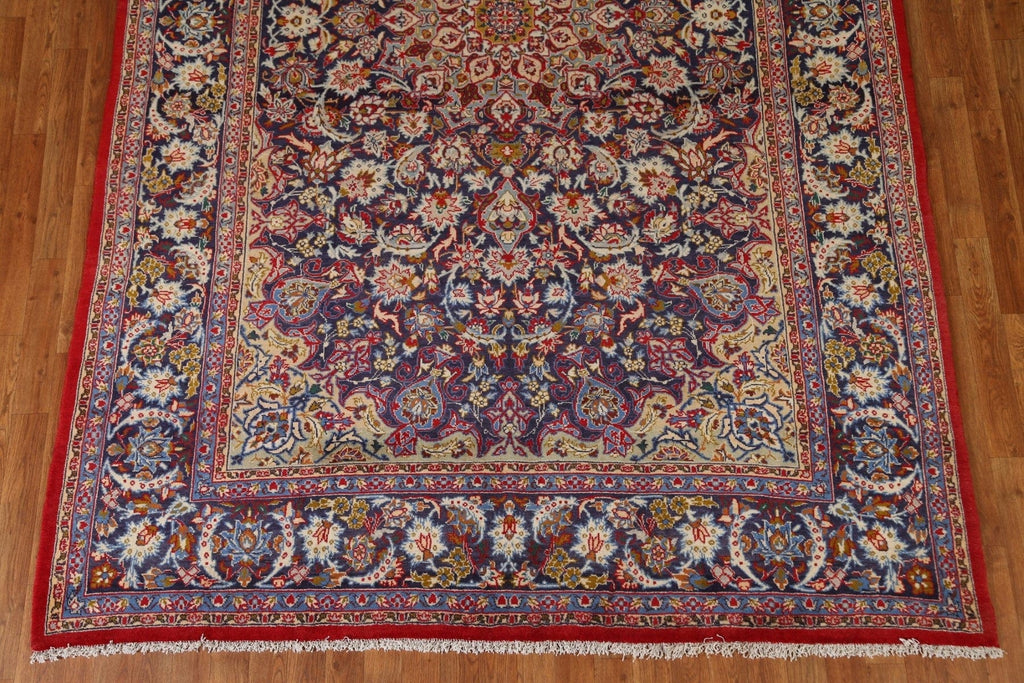 Vintage Floral Isfahan Persian Area Rug 7x11