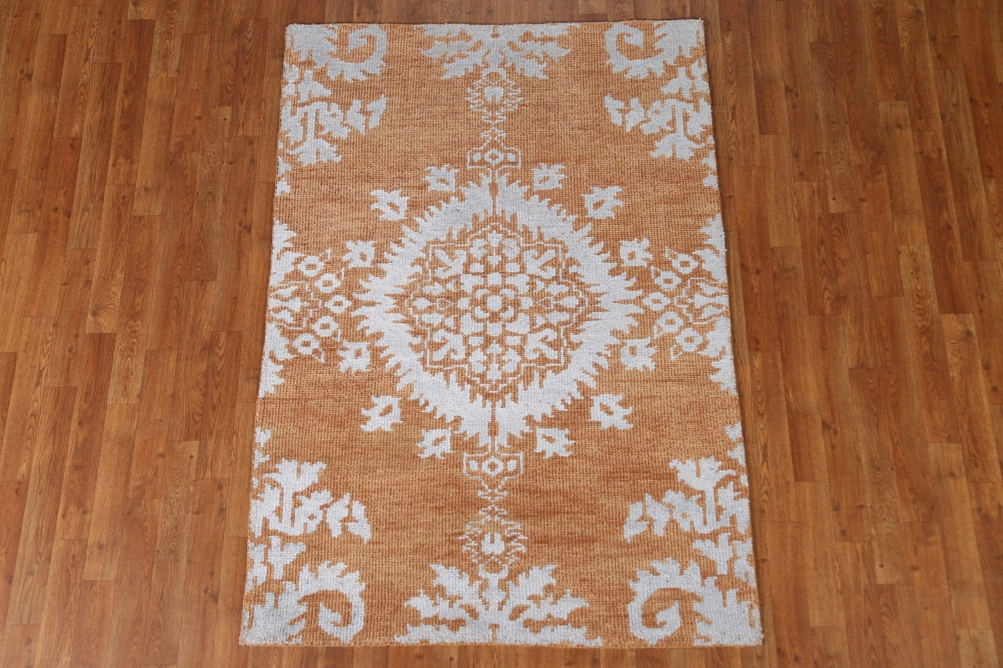 Handmade Abstract Area Rug 4x6