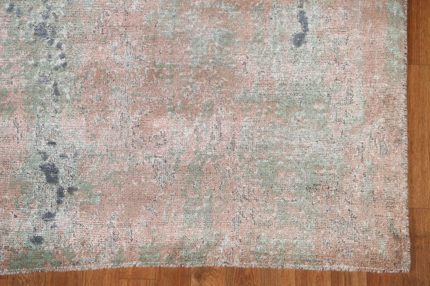 Distressed Look Abstract Area Rug 4x6