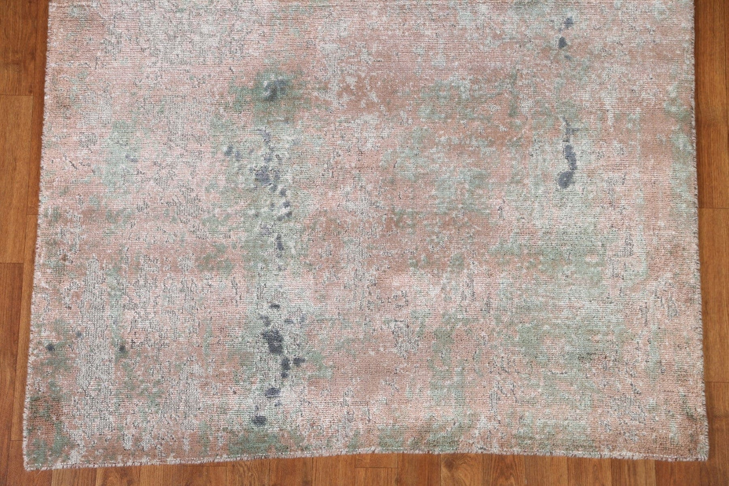 Distressed Look Abstract Area Rug 4x6