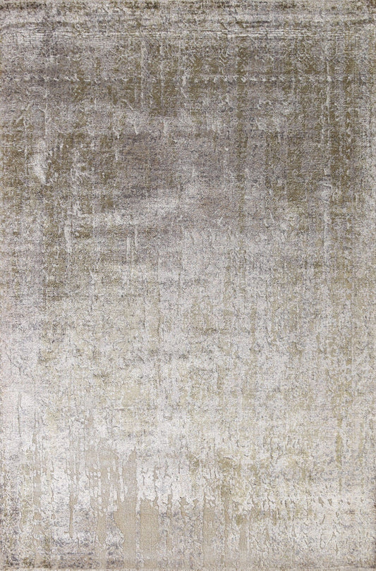 Distressed Look Abstract Area Rug 6x8