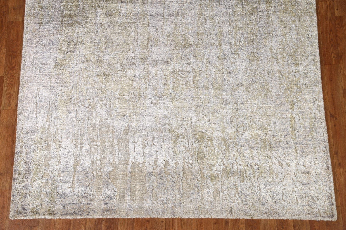 Distressed Look Abstract Area Rug 6x8