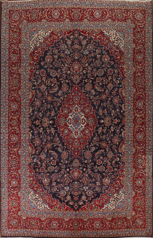Traditional Mashad Persian Large Rug 10x14