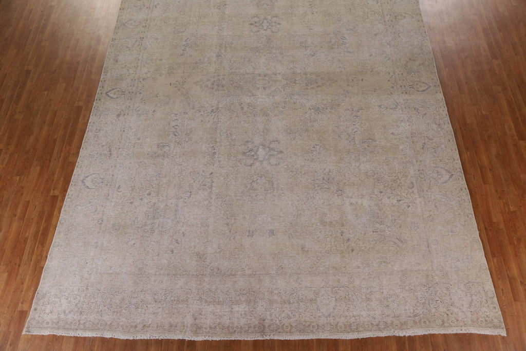 Palace Size Distressed Tabriz Persian Rug 11x16