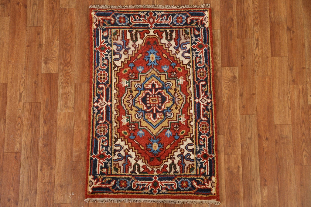 Geometric Heriz Serapi Oriental Rug 2x3