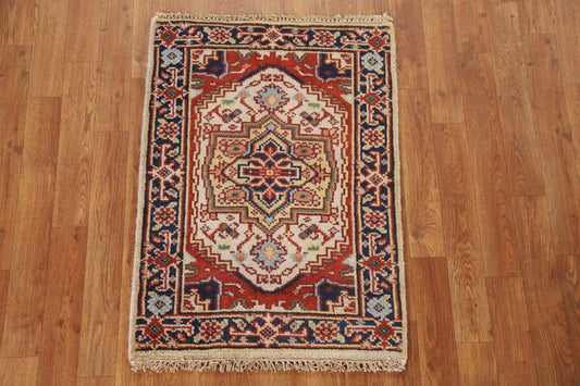 Geometric Heriz Serapi Oriental Rug 2x3